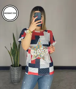 تیشرت پولک دار با طرح های مختلف کد 381