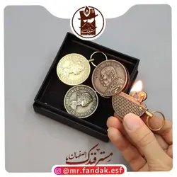 فندک بنزینی کلکسیونی -طرح سکه zorro