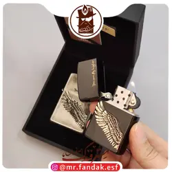 فندک کلکسیونی اصل chief - دارای جعبه -طرح بال پرواز