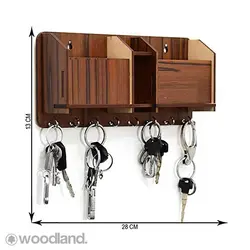 جا کلیدی دیواری چوبی مدل 10100