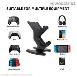 نگهدارنده دسته٬ پایه نگهدارنده هدست و کنترلر بازی مدل 10112