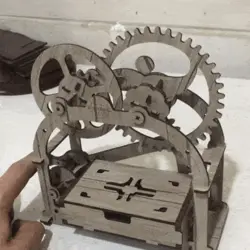 جا کارتی، استند کارت ویزیت مکانیکی طرح چرخ دنده مدل 10286
