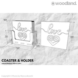 زیرلیوانی مدل 1049