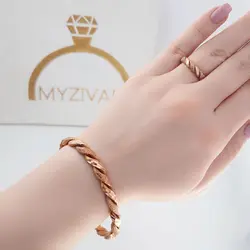 ست دستبند و انگشتر مسی کد 3011