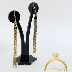 گوشواره آویزدار طرح طلا کد 8003