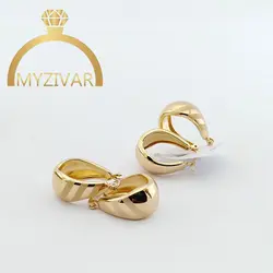 گوشواره طرح طلا برند ژوپینگ کد 8028