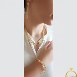 سرویس برنجی طرح طلا کد 12012