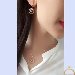 نیم ست ژوپینگ نگین دار کد:110101