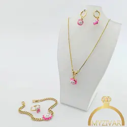 ست بچگانه مدل کیتی طرح طلا کد 12001
