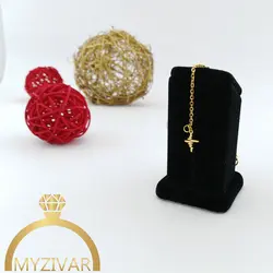 آویز ساعت دخترانه استیل طرح طلا کد 4008