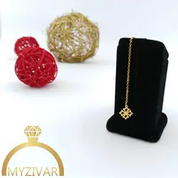 آویز ساعت دخترانه استیل طرح طلا کد 4008
