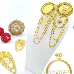 دکمه جلیقه بند محلی طرح طلا کد 16003