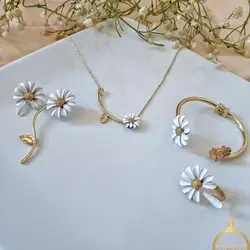 نیم ست گل بابونه کد :110131