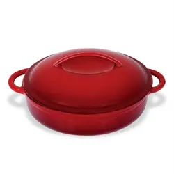 ماهیتابه درب‌دار چدنی شفر مدل 4575