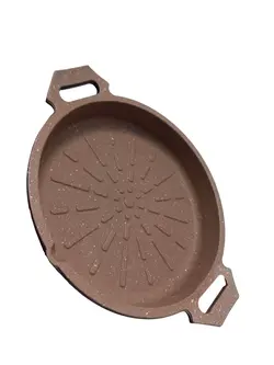 تابه دربدار چدنی عمیق گریل | استیک‌پز رادوف 3.5 کیلویی