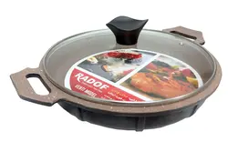 تابه دربدار چدنی عمیق گریل | استیک‌پز رادوف 3.5 کیلویی