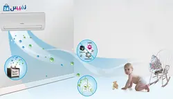 کولر گازی هیوندای 9000 مدل HAC-0932WT1 - فروشگاه لوازم خانگی نفیس اقساطی