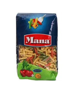 پاستا فوسیلی سبزیجات مانا - ۵۰۰گرم