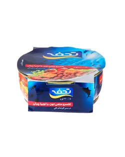 کنسرو ماهی تن با لوبیا در سس گوجه تحفه - ۲۳۰گرم