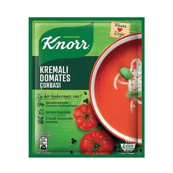 سوپ گوجه خامه ای کنور ترکیه 69 گرمی  Knorr KREMALLI DOMATES CORBASI