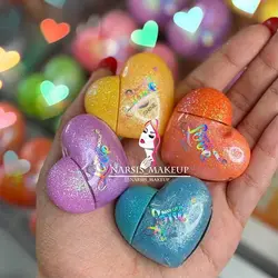 شاین لب و سایه چشم قلبی