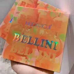 پلت هلویی رژگونه و هایلاتر huda moji