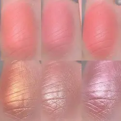 پلت هلویی رژگونه و هایلاتر huda moji