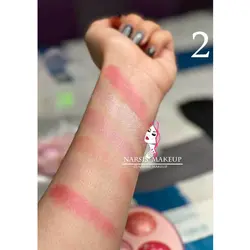پلت هایلایتر و رژگونه قلبی