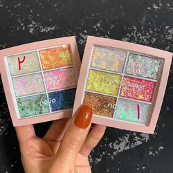 سایه گلیتری ۶ تایی novo