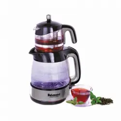 چای سازدلمونتی پیرکس تایمردار DL 400 | فروشگاه اینترنتی نگین خانه