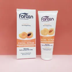 اسکراب صورت فاربن با عصاره پودر هسته  زردآلو کدف۴۹