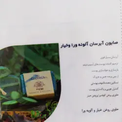 صابون آبرسان آلوئه وراو خیار پیونی کد۱۲۳۴