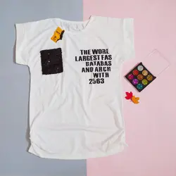 تیشرت جیب پولک کد۶۵۱۴