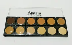 پلت ۱۲تایی کانتور کانسیلر بهمراه کرم پودر آیوزین