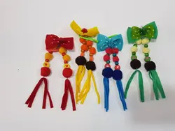 کش مو اویز نمدی رنگی کد۷۸۱۶