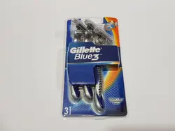 ژیلت برندژیلت(خود تراش )مدل Blue 3 بسته ۳ عددی کدژ۵۵