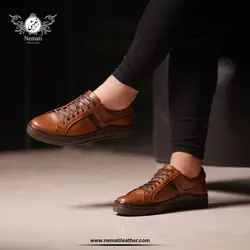 کفش اسپرت طبی راحتی مدل کادووس عسلی