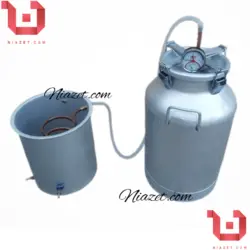 دستگاه عرقگیری ۵۰ لیتری ورق ضخیم با کندانسور آبی2 درجه یک