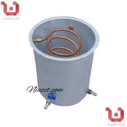 دستگاه عرقگیری ۵۰ لیتری ورق ضخیم با کندانسور آبی2 درجه یک