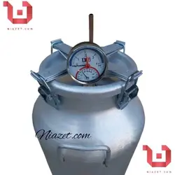 دستگاه تقطیر ، گلابگیر و عرقگیر 150 لیتری ورق ضخیم با کندانسور برقی 7 درجه یک  کد 148