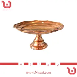 شیرینی خوری مسی پایه دار