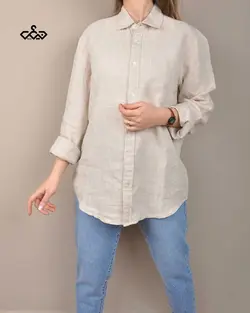 پیراهن لینن (کد:3409)