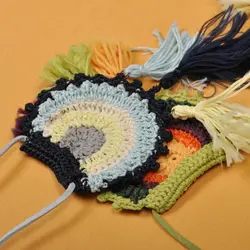 گردنبند قلاب بافی(کد:0008)