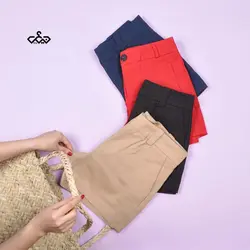 شلوارک کتان (کد:033) – فروشگاه لباس زنانه نیک