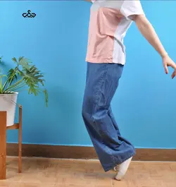 شلوار بگ کمر کش(2540)