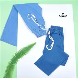 شلوار مام بگ جین کاغذی (کد:2525)