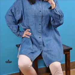 مانتو جین سایز بزرگ(1224)