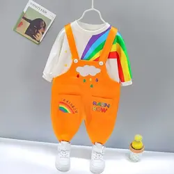 ست دو تکه رنگین کمان NH404 | نی نی هانی