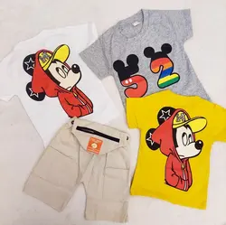 ست تیشرت و شلوارک NH434 | نی نی هانی