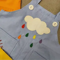 ست تیشرت و بیلر رنگین کمان NH576